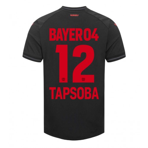 Bayer Leverkusen Edmond Tapsoba #12 Domaci Dres 2023-24 Kratak Rukav